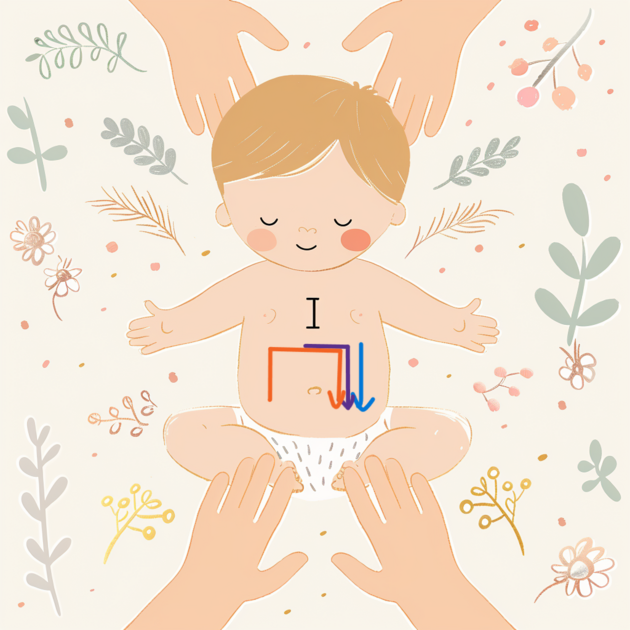 Comment faire un massage du ventre à bébé ?