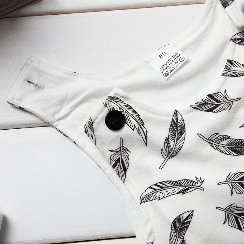 Barboteuse débardeur chute de plume bébé garçon – Image 3