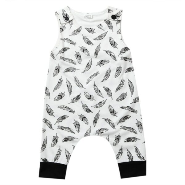 Barboteuse débardeur chute de plume bébé garçon