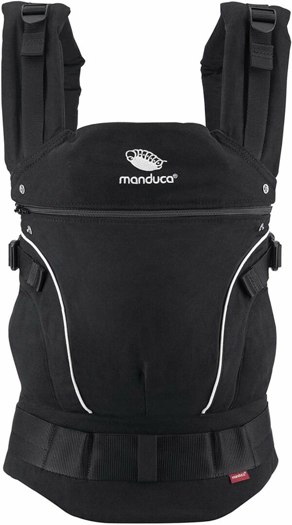 Porte Bebe Physiologique, Manduca, Coton Biologique extra Souple, 3 Positions, convient à la Maison et Randonnée