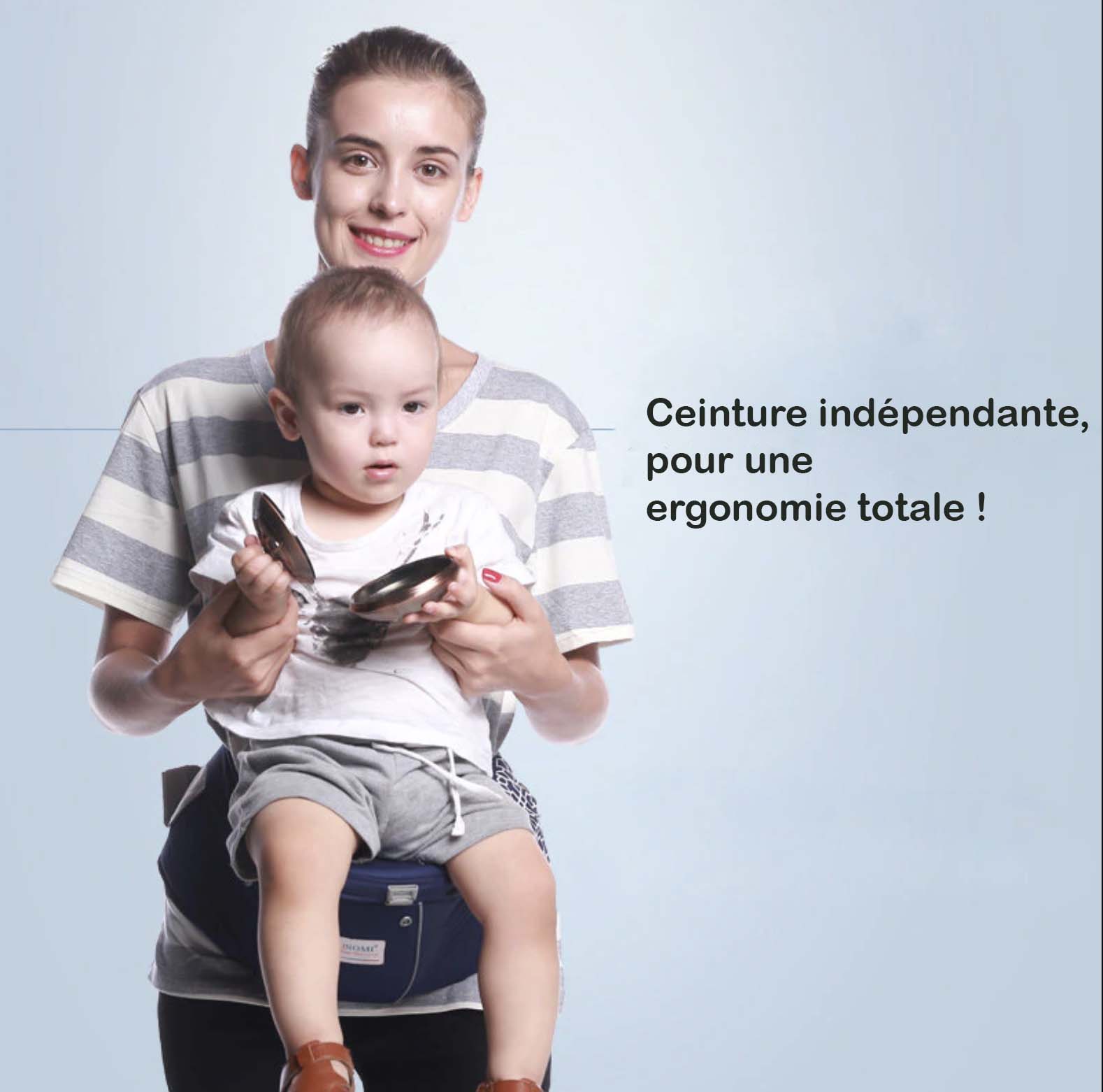 Porte-bébé physiologique respirant évolutif – Image 2
